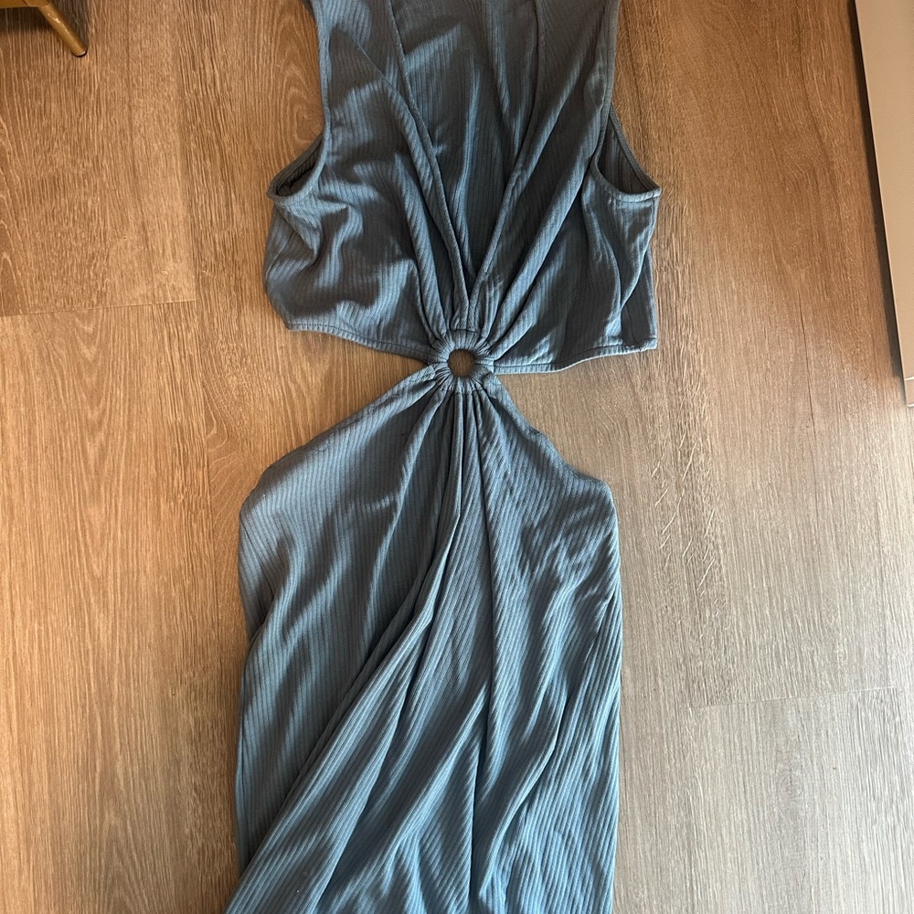 Heartloom Backless Blue Dress